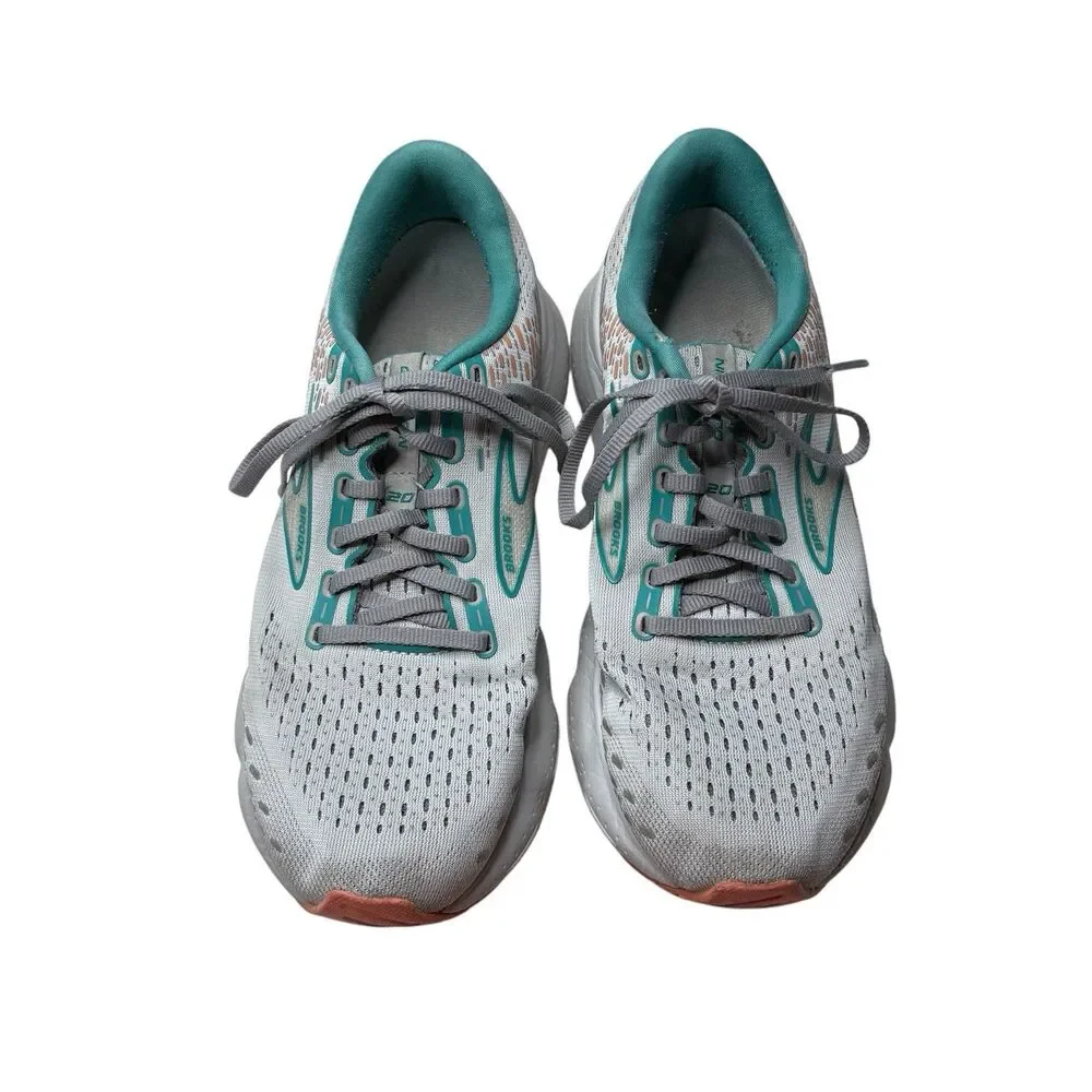 Brooks Glycerin 20 Women's Size 10.5 B  Running Shoes Oyster Coral Latigo Bay